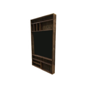 Brooklyn backbar hout breed L150xB25xH250