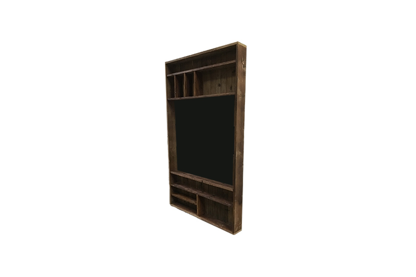 Brooklyn backbar hout breed L150xB25xH250