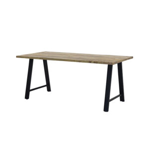 Brooklyn dinertafel naturel A-vorm poot - dun blad L240xB100xH76