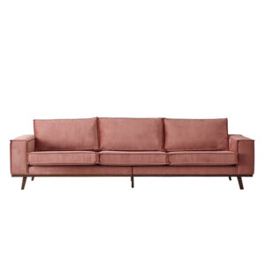 Cosmo Velvet 4-seater sofa pink L285xW88xH81