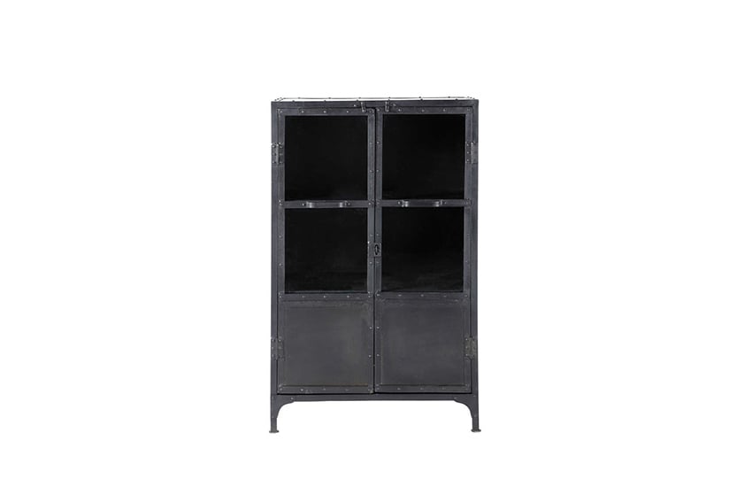 Industrial cabinet black L75xW40xH120