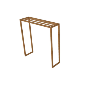 Buffetpergola | F | Enkel palissander L272xB80xH275