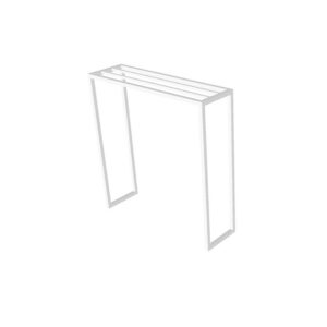 Buffetpergola | G | Enkel wit hout L272xB80xH275