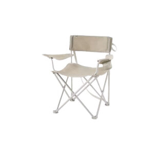 Campingstoel met armleuning beige