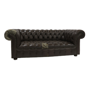 Chesterfield 2,5-zits bank gecapitonneerd L250xB120xH95