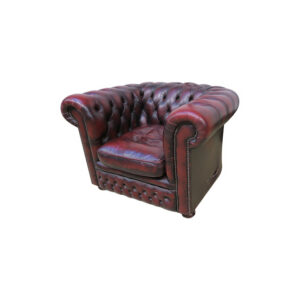 Chesterfield fauteuil doorleefd L100xB92xH79