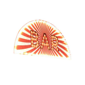 Circus sign including lighting L302xH150