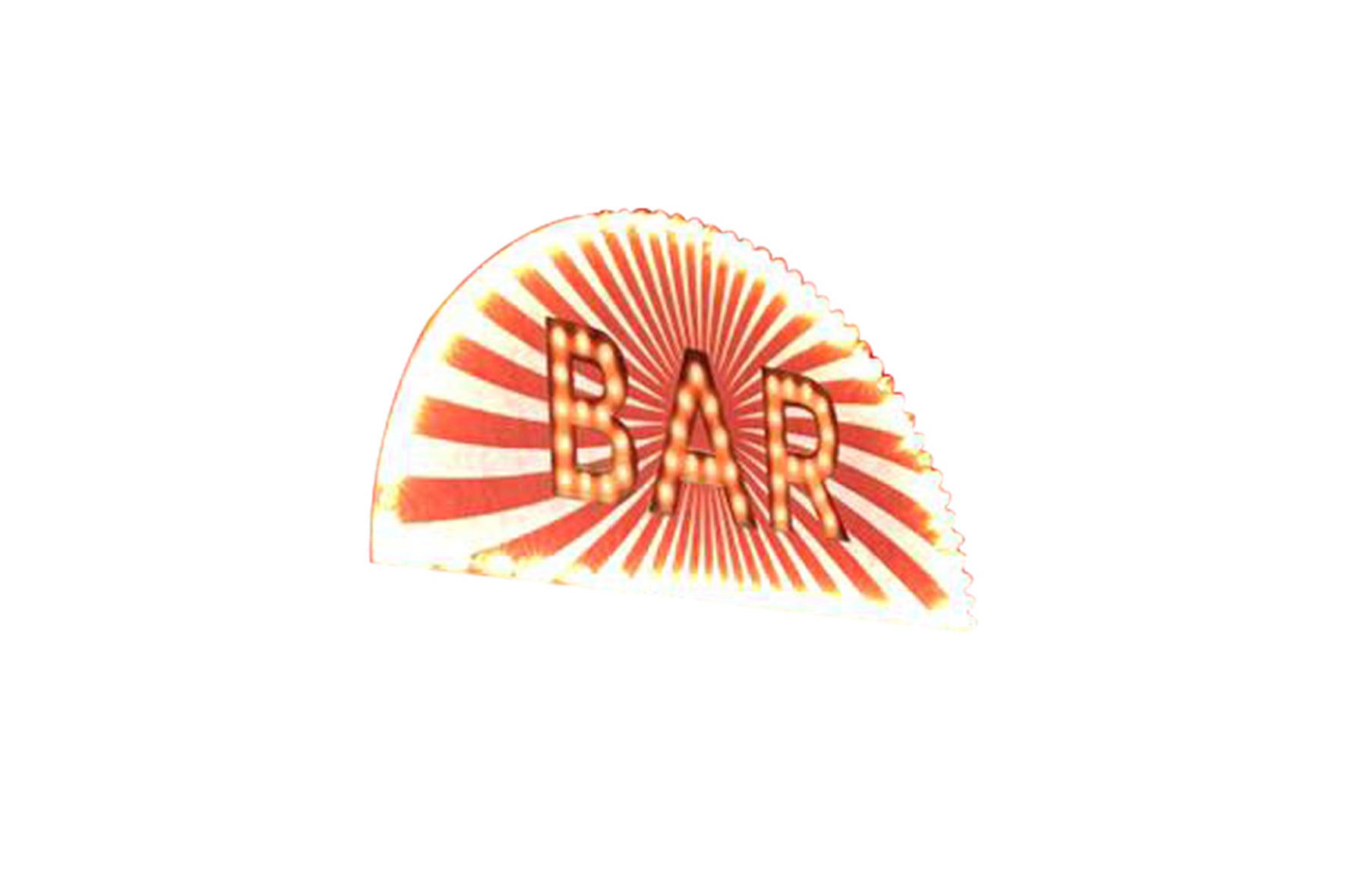 Circus sign including lightning L302xH150