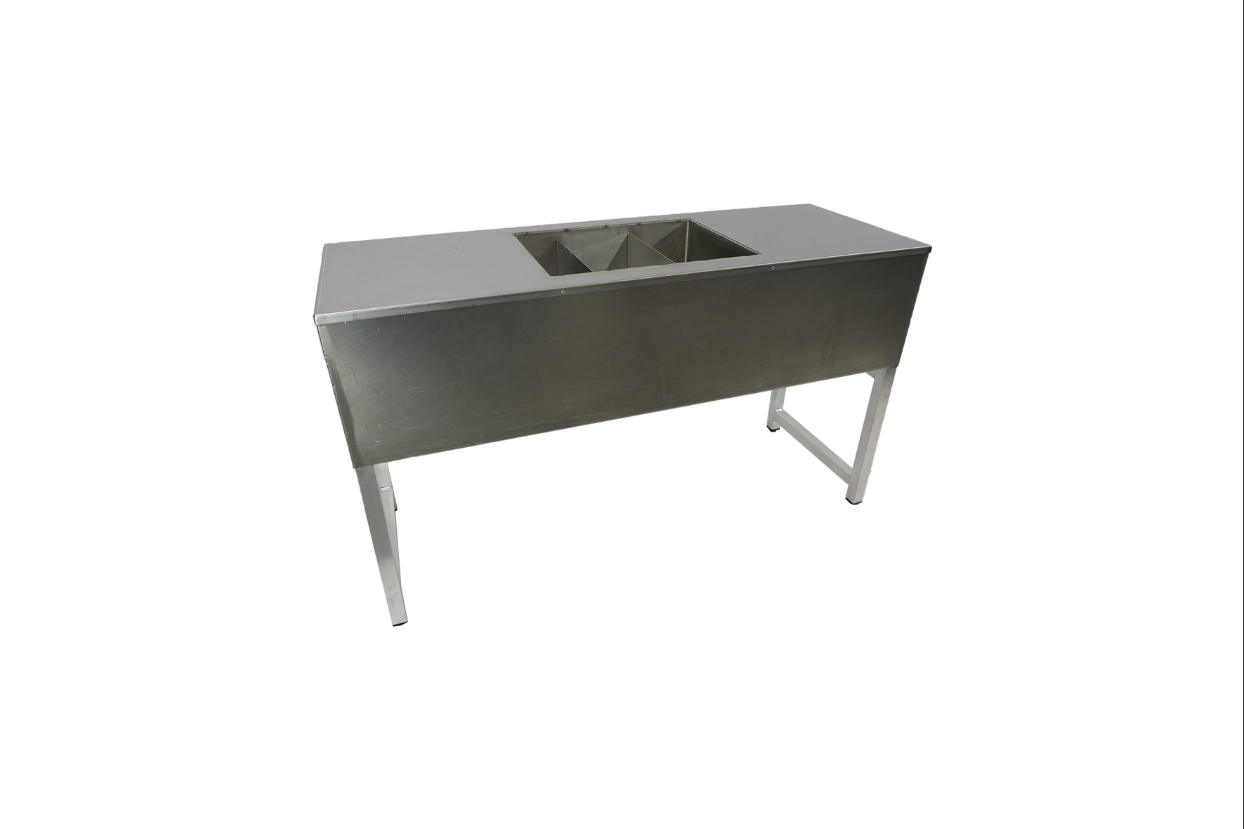 Cocktail workstation C - RVS op poten L155 (set)