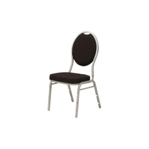 X | Conference chair black with high backrest L44xW44xH74