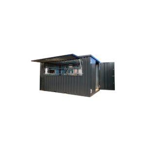 Container bar zwart L410xB220xH240