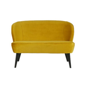 Cosmo Velvet bankje okergeel L110xB72xH73