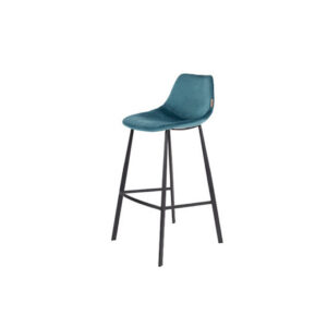 Cosmo Velvet barkruk petrol H106