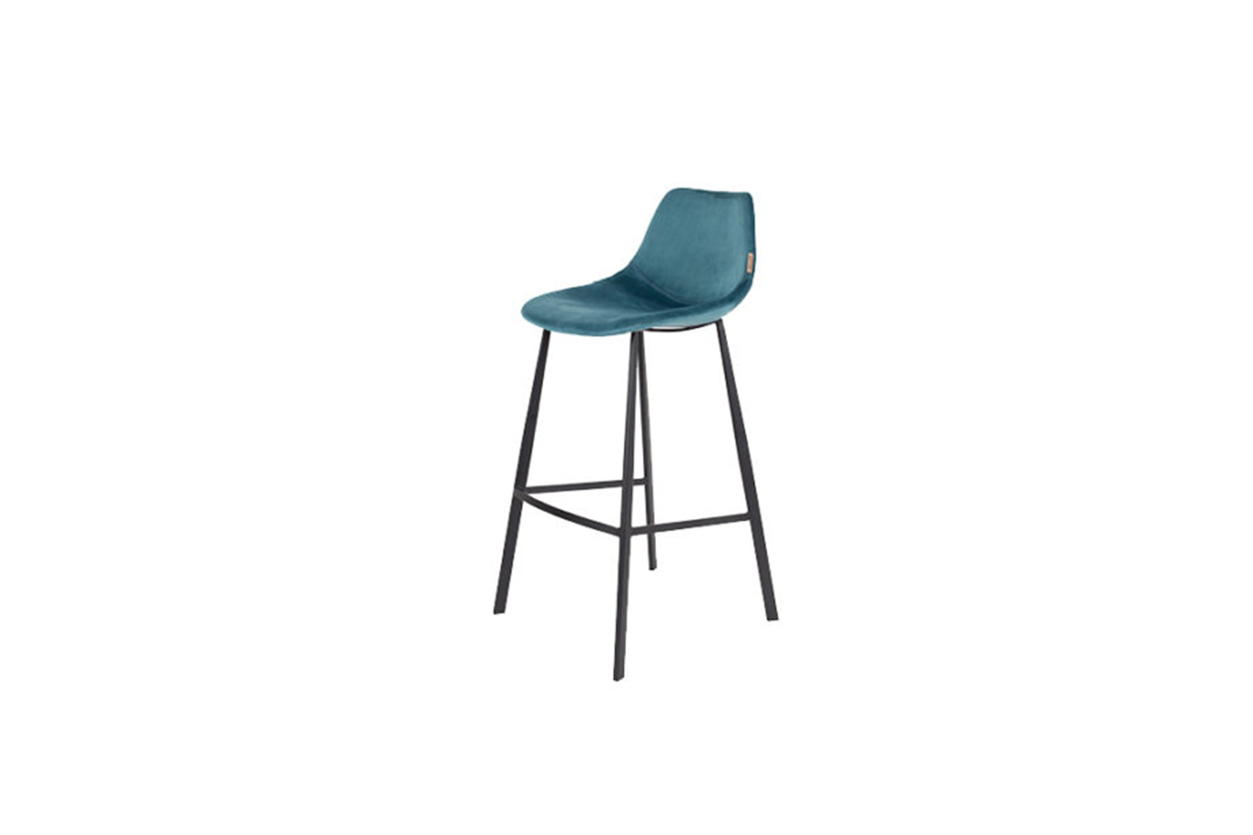 Cosmo Velvet barkruk petrol H106