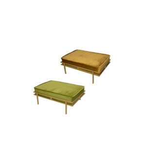 Cosmo Velvet loungebank L120xB80 (diverse kleuren)