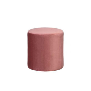 Cosmo Velvet pouf old pink Ø40xH37