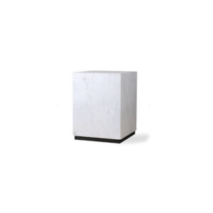 Cosmo Velvet bijzettafel marmer blok L28xB28xH37,5