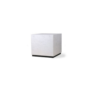 Cosmo Velvet bijzettafel marmer blok L35xB35xH32,5