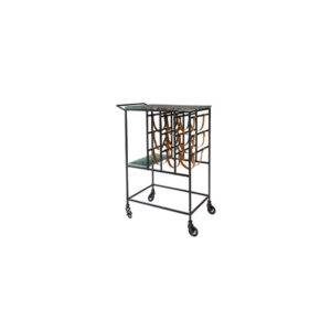 Cosmo Velvet serveer trolley emerald L65xB36xH87