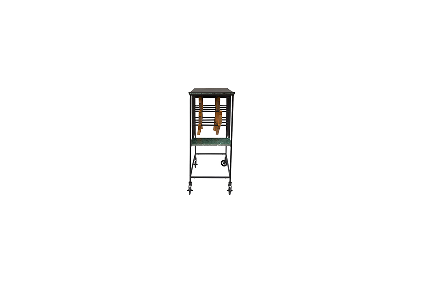 Cosmo Velvet serveer trolley emerald L65xB36xH87