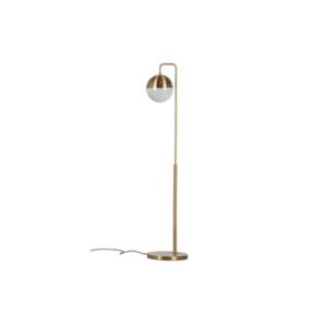 Vloerlamp M | Goud met bol Ø30xH143