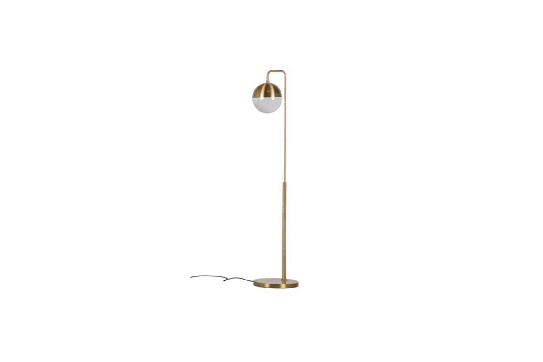 Vloerlamp M | Goud met bol Ø30xH143