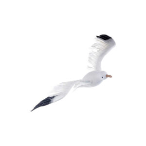 Deco | Meeuw vliegend met ophangoog L35xB75
