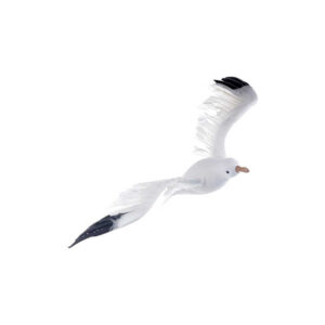 Deco | Meeuw vliegend met ophangoog L35xB75