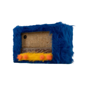 Deco | Radio fluff blauw L47xB20xH30