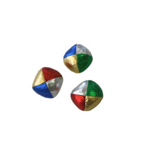 Deco | Jongleerballen metallic set