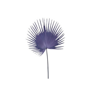 Kunstblad | Waaier palmblad donker blauw L152