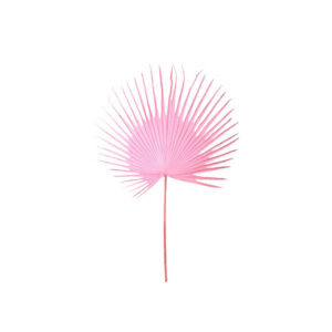 Kunstblad | Waaier palmblad donker roze L152
