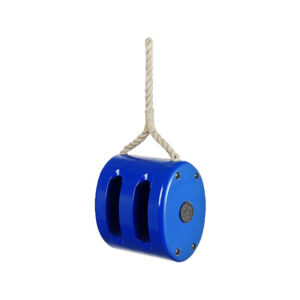 Deco | Katrol blauw met lus L32xB14