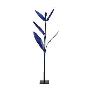 Kunstplant | Gember blad blauw met standaard H205