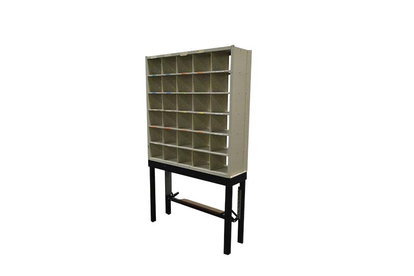 Industrieel postsorteerkast L108xB32xH183