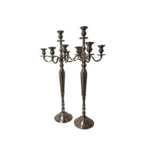 Kandelaar | Chrome 5-armig B45xH100