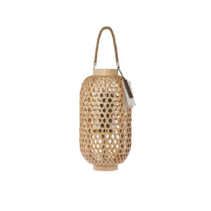 Lantaarn | Bamboe naturel zonder glas H57