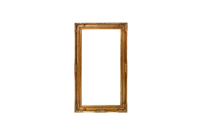 Barok lijst rechthoekig goud L78xH138