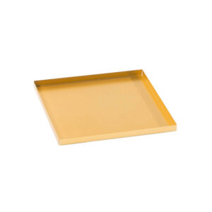 Plateau goud metaal L15xB15