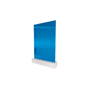 Decorpaneel blauw rechthoek L119xH170 (set)