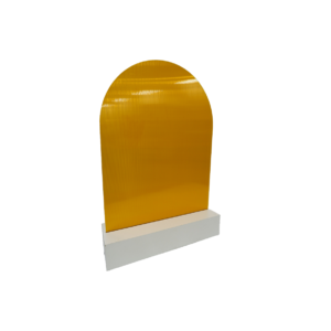 Decorpaneel oranje boog L100xH150 (set)