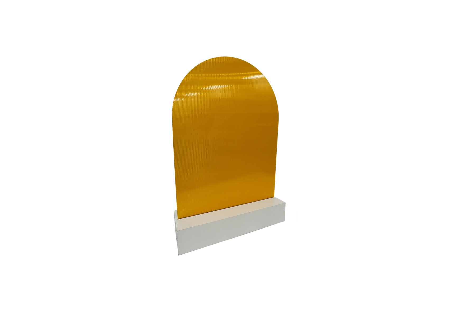 Decorpaneel oranje boog L100xH150 (set)