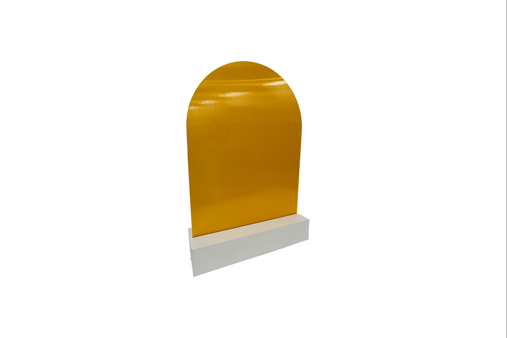 Decorpaneel oranje boog L100xH150 (set)
