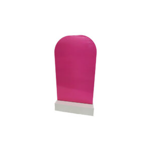 Decorpaneel roze boog L90xH175 (set)