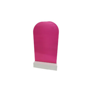 Decorpaneel roze boog L90xH175 (set)