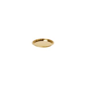Dienblad rond goud Ø38