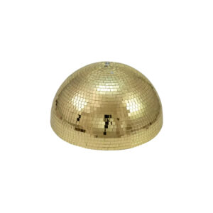 Spiegelbol half model goud met motor Ø50 cm