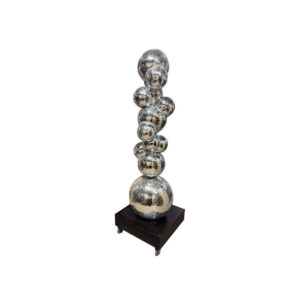 Discobollenpaal op wielen L60xB60xH200