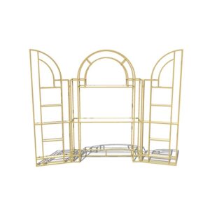 Display cabinet gold L380xB15xH305