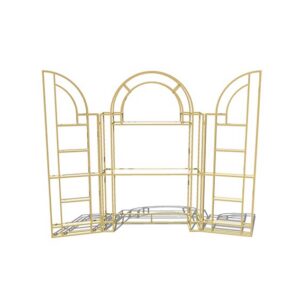 Displaykast goud incl. glasplaten L380xB15xH305